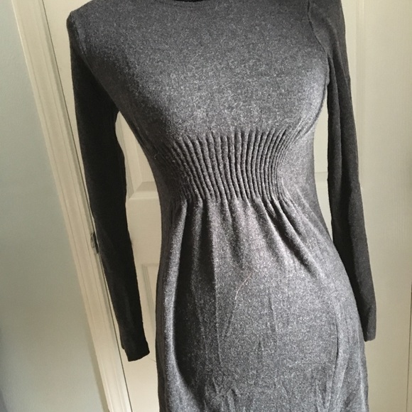 Ann Taylor Gray dress S fitted NWOT - Picture 2 of 6